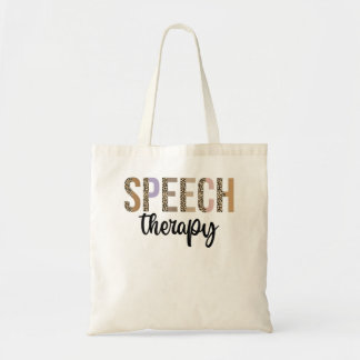 Speech Therapy Speech Language Pathologist Gifts T Tote Bag