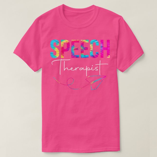 Speech Therapy Speech Language Pathologist Retro S T-Shirt (Design Front)