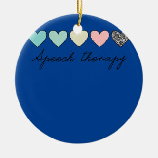 Speech Therapy Speech Language Pathologist SLP Ceramic Tree Decoration
