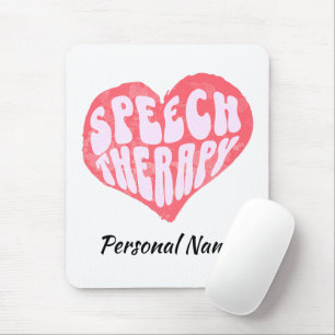 Speech Therapy Speech Language Therapist Mouse Mat