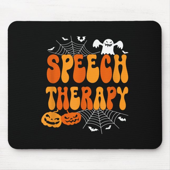 Speech Therapy Speech Therast Speech Pathology Hal Mouse Mat (Front)