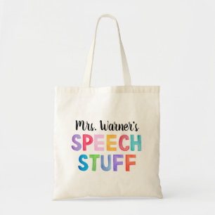 Speech Tote bag- PERSONALIZE Bag