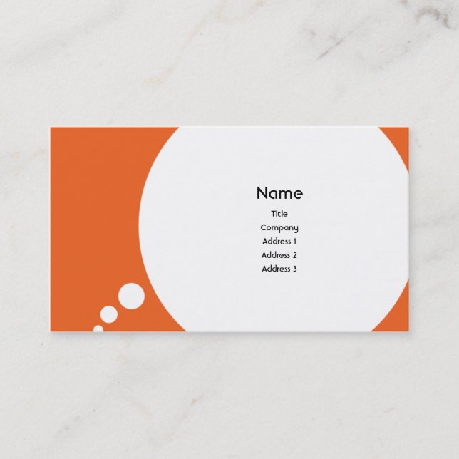 Speechbubble - Business Business Card (Front)