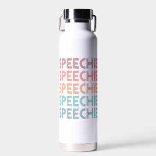 Speechie Cute Speech Pathologist SLP Water Bottle
