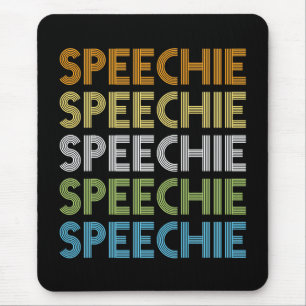 Speechie Speech Language Pathologist Therapist Mouse Mat