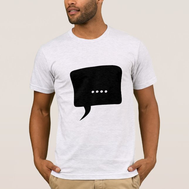 Speechless ! Funny Men's T-Shirt (Front)