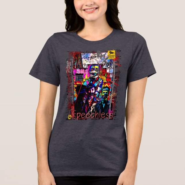 speechless Tri-Blend shirt (Front)