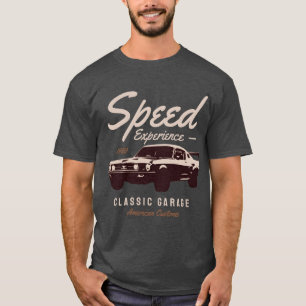 Speed American Classic Cars Grandpa Dad Gifts funn T-Shirt