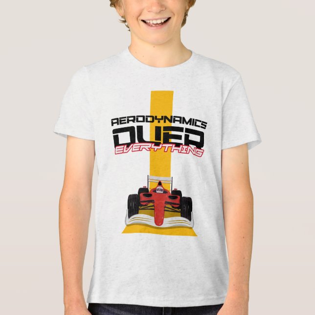 Speed and Precision – Aerodynamics First Tri-Blend Shirt (Front)