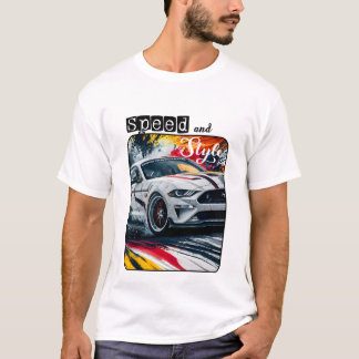 Speed And Style Super Car T shirt