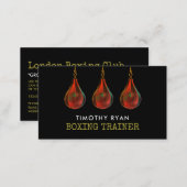 Speed Balls, Boxer, Boxing Trainer Business Card (Front/Back)