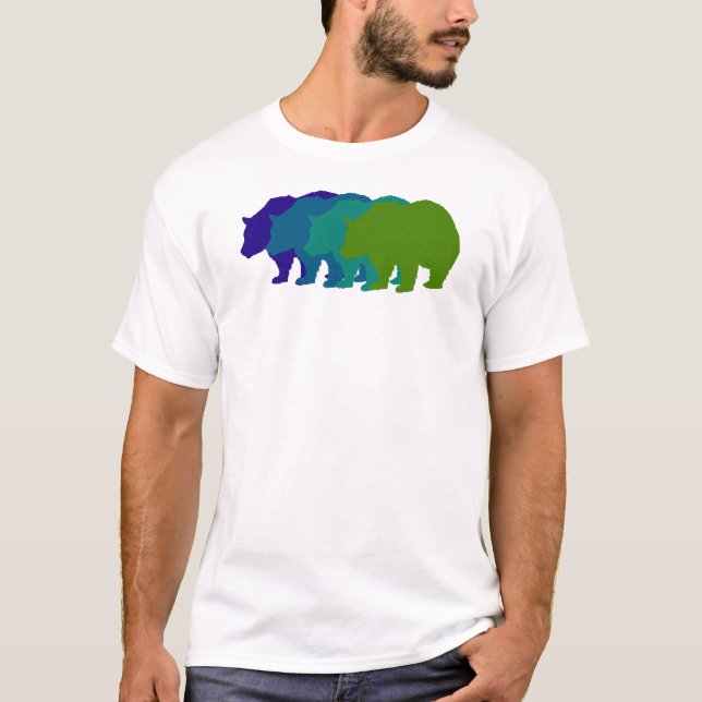 Speed Bear in Blue T-Shirt (Front)