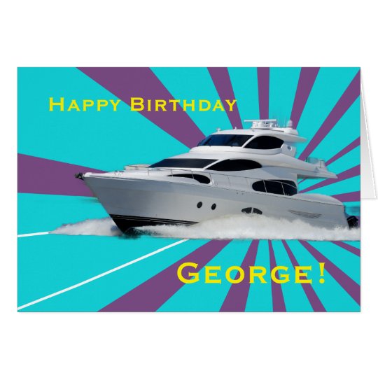 Speed Boat Card