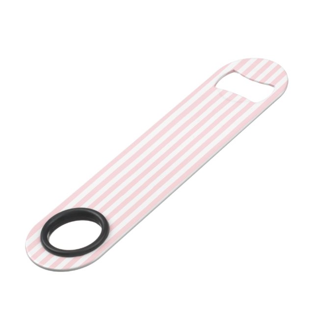 Speed Bottle Opener Pink & White Stripe (Front Angled)