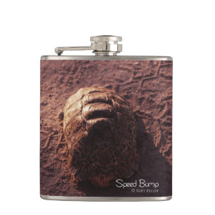 Speed Bump Hip Flask