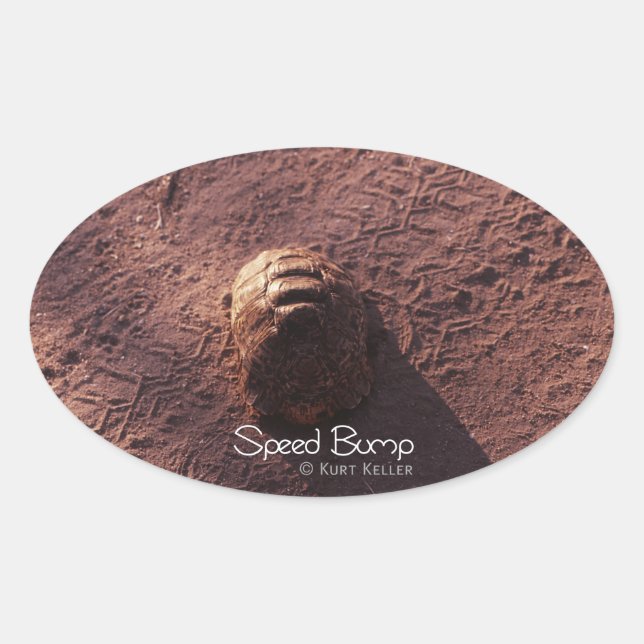Speed Bump Oval Sticker (Front)