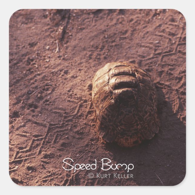 Speed Bump Square Sticker (Front)