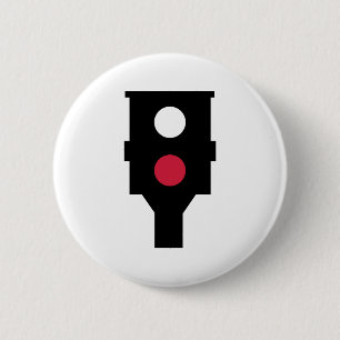Speed camera 6 cm round badge