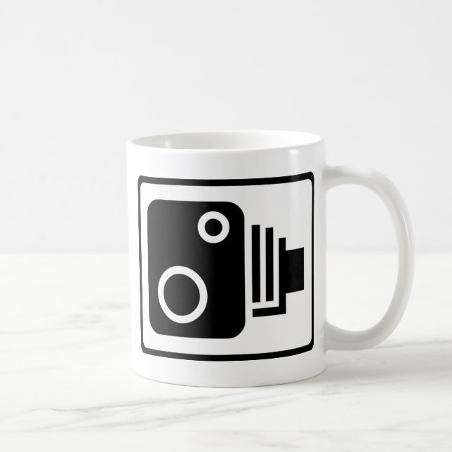 Speed Camera Symbol Coffee Mug (Right)