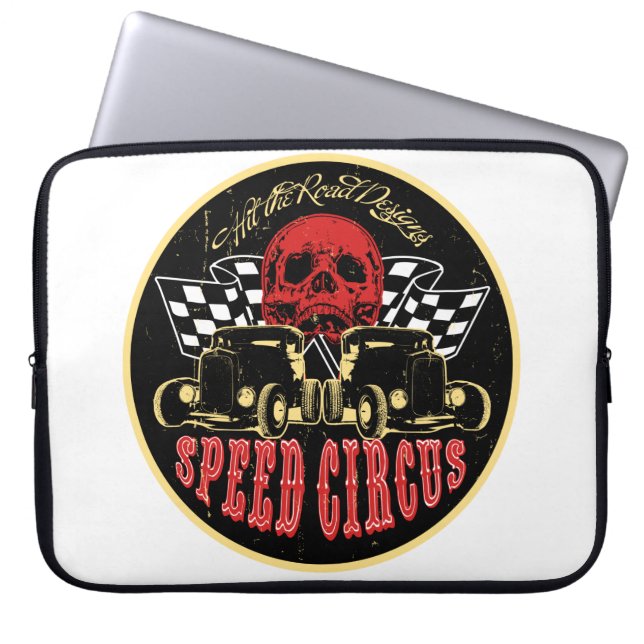Speed Circus original design Laptop Sleeve (Front)