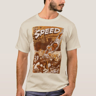 SPEED Comics Brown T-Shirt