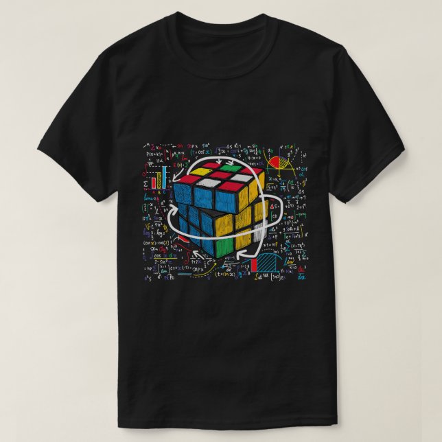Speed Cubing Competitive Puzzle Funny Math Lover K T-Shirt (Design Front)