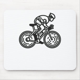 speed cyclist mouse mat