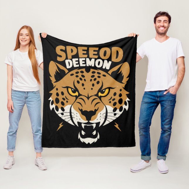Speed Demon Fleece Blanket (In Situ)