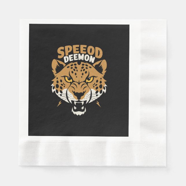 Speed Demon Napkin (Front)