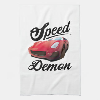 Speed Demon Tea Towel