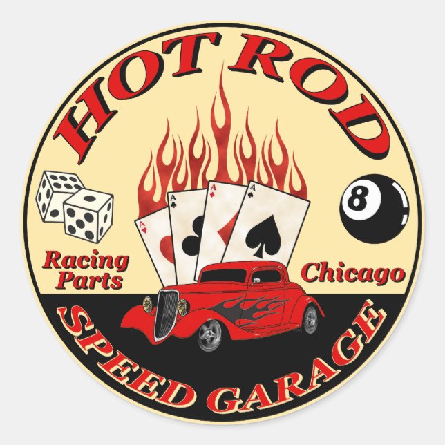 Speed Garage Sticker (Front)