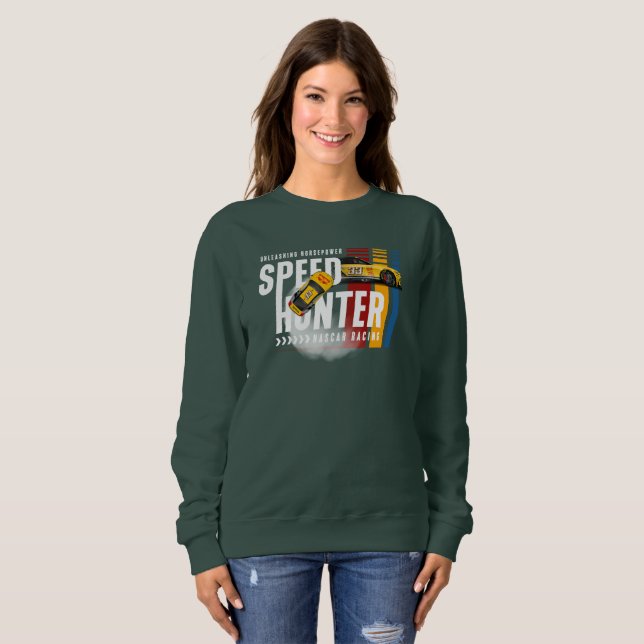Speed Hunter (Dark Mode) | Women Sweatshirt (Front Full)