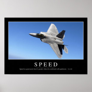 Speed: Inspirational Quote 2 Poster