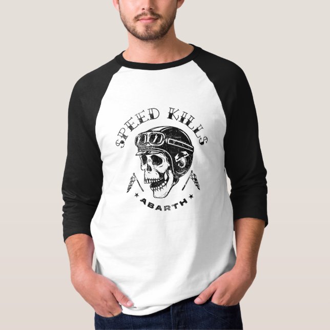 SPEED KILLS ABARTH TATTOO STYLE T-Shirt (Front)