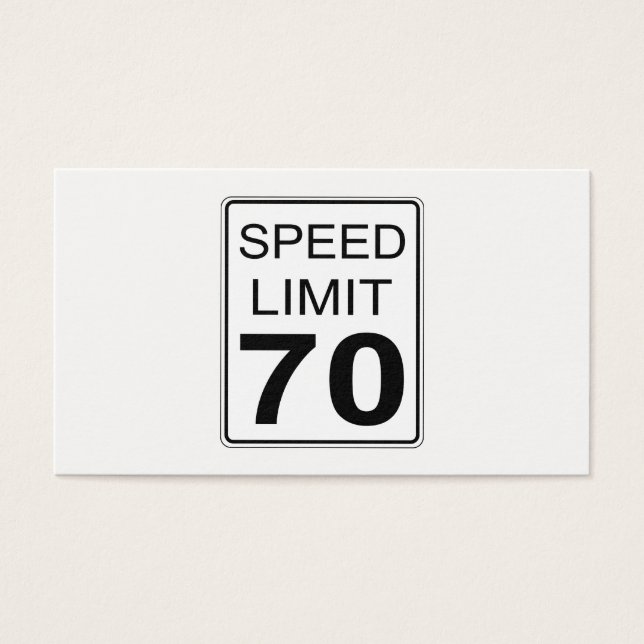 Speed Limit (Front)