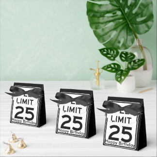 Speed Limit 25mph Birthday Sign  Favour Box