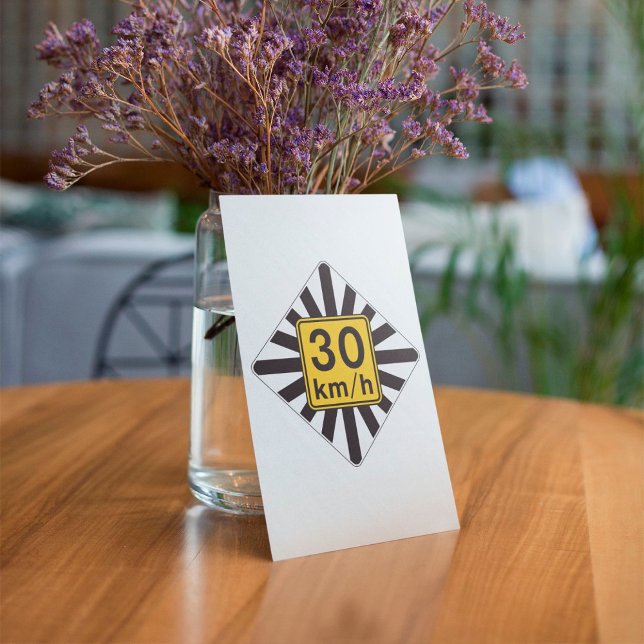 Speed Limit 30 Road Sign Invitation (Creator Uploaded)