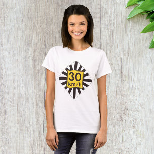 Speed Limit 30 Road Sign T-Shirt