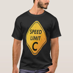Speed Limit C Speed of Light Science T-Shirt