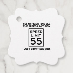 Speed Limit Favour Tags