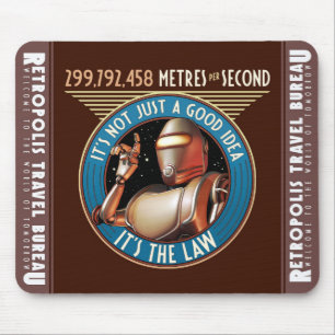 Speed Limit (Metres per Second) Mouse Pad