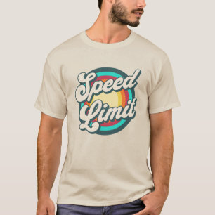 Speed Limit Retro Bright Rainbow Concert T-Shirt