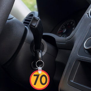Speed Limit Seventy  Key Ring