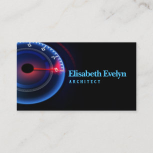 Speed motion background with fast speedometer car business card