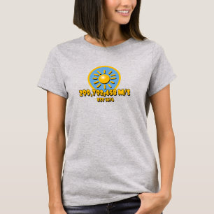 Speed of Light Sun in Blue Circle Tshirt