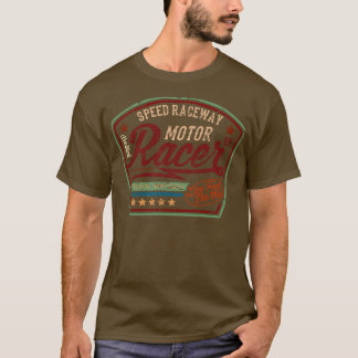 Speed Raceway Custom Racer motorcycles T-Shirt