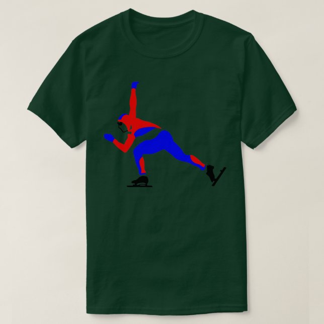 Speed Skating 5 T-Shirt (Design Front)