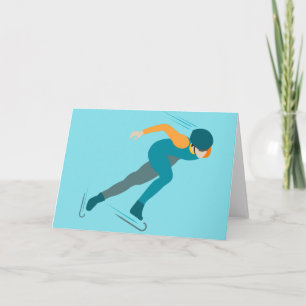Speed Skating Card