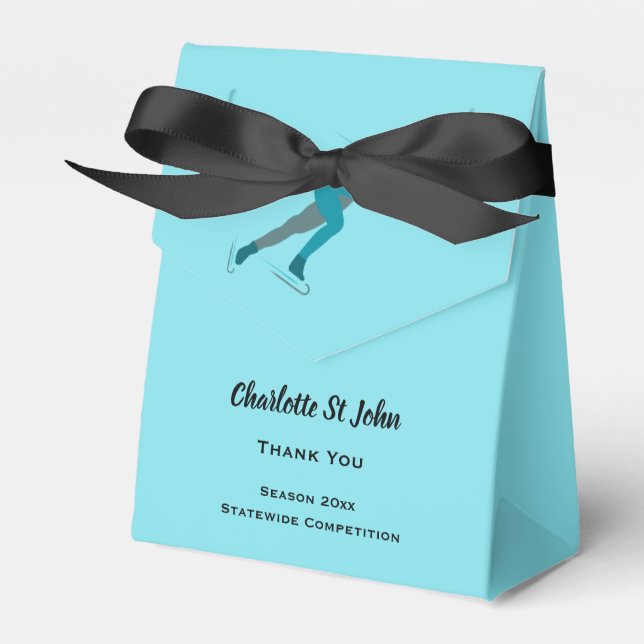 Speed Skating Favour Box (Front Side)