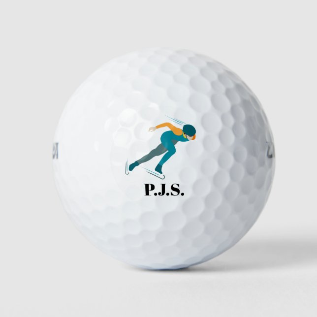 Speed Skating Golf Balls (Front)